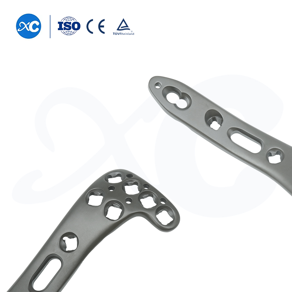Placa de bloqueo poliaxial lateral para meseta tibial