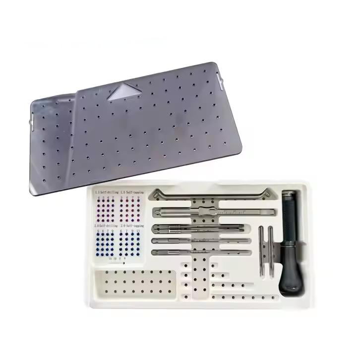 Juego de instrumentos para placa maxilofacial de 1,52,0 mm-1