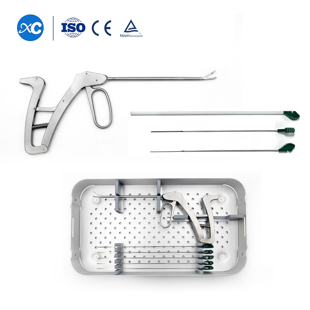 Conjunto de instrumentos de grapadora de sutura de rodilla