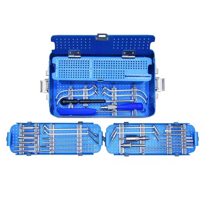 Juego de instrumentos con placas de bloqueo multiaxiales de 2,4-2,7 mm-1