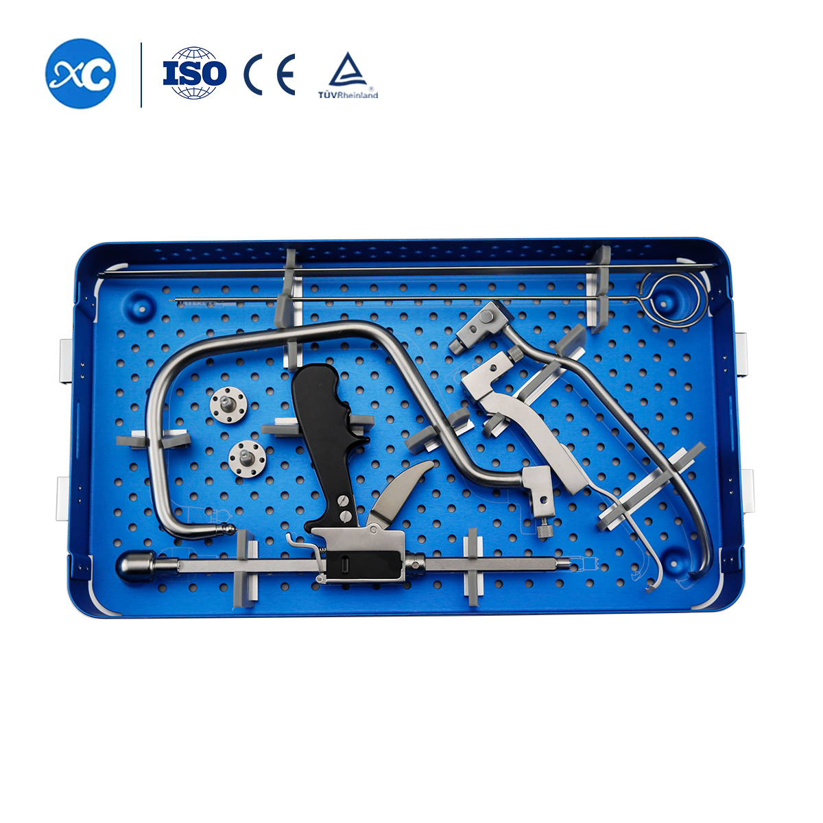 Juego de instrumentos de pinza de reducción colineal