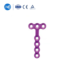 1.5 Placa en T de microbloqueo maxilofacial