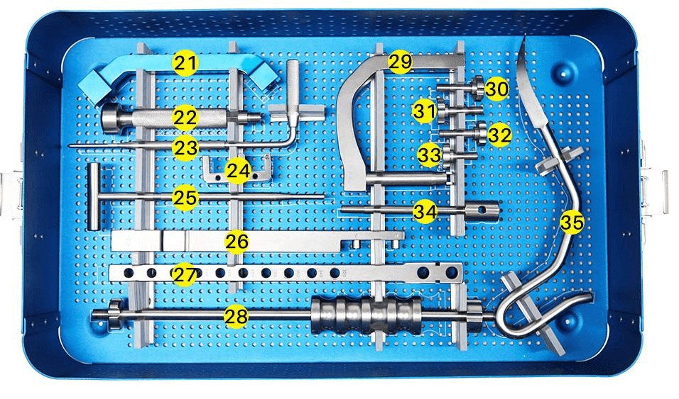 Juego de instrumentos para clavos intramedulares femorales-2