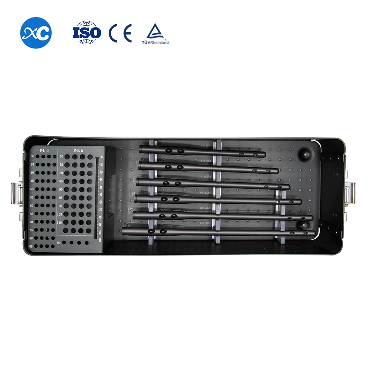 Caja de clavos entrelazados gamma