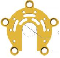 Placa de enlace craneal de drenaje-1