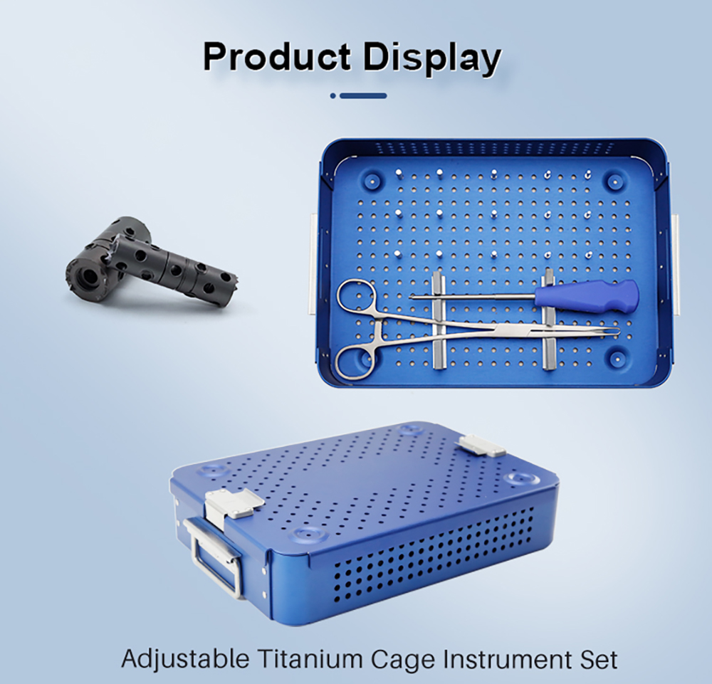 Fabricaci&oacute;n y suministro de instrumentos con jaulas de titanio expandibles de XC Medico