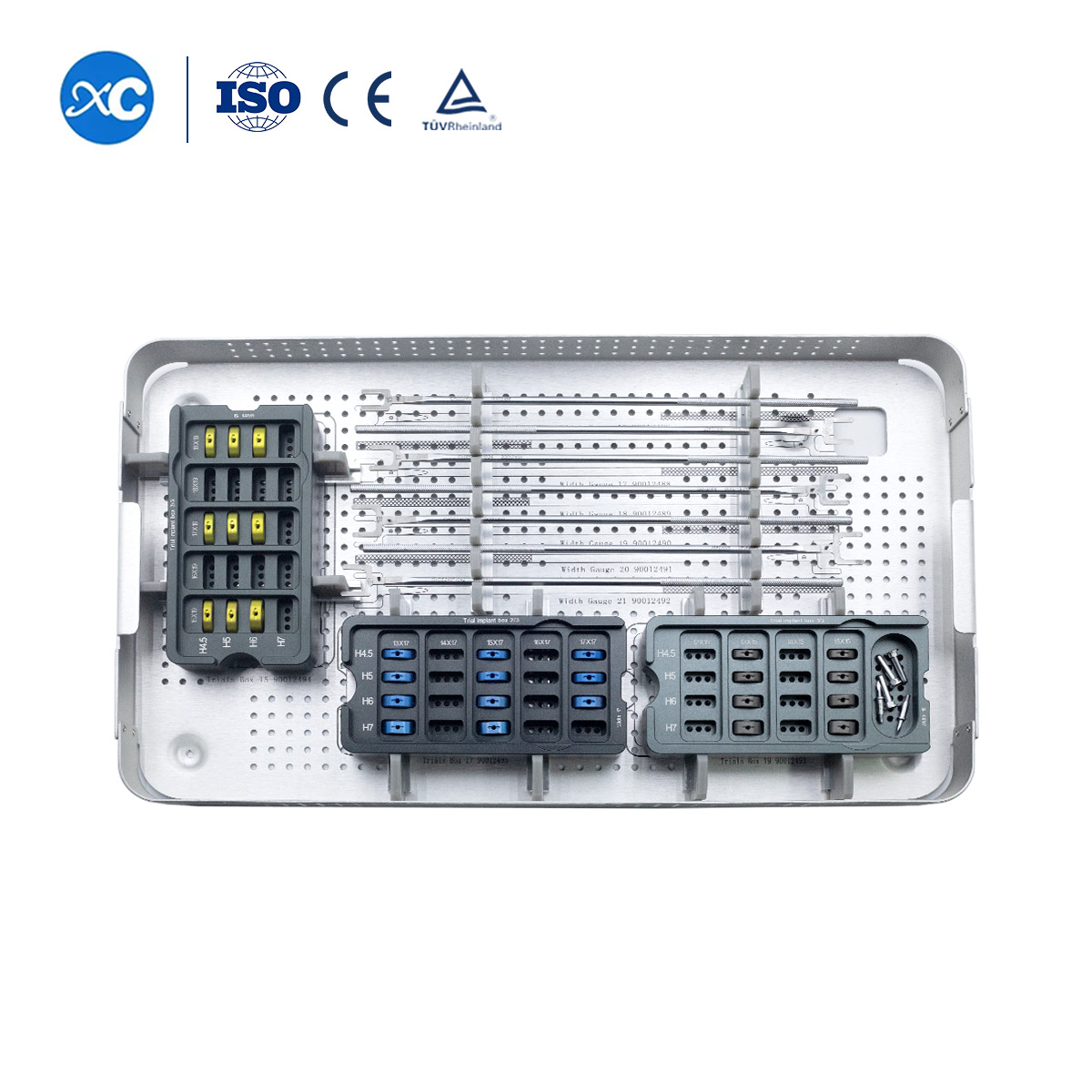 Conjunto de instrumentos de disco cervical artificial