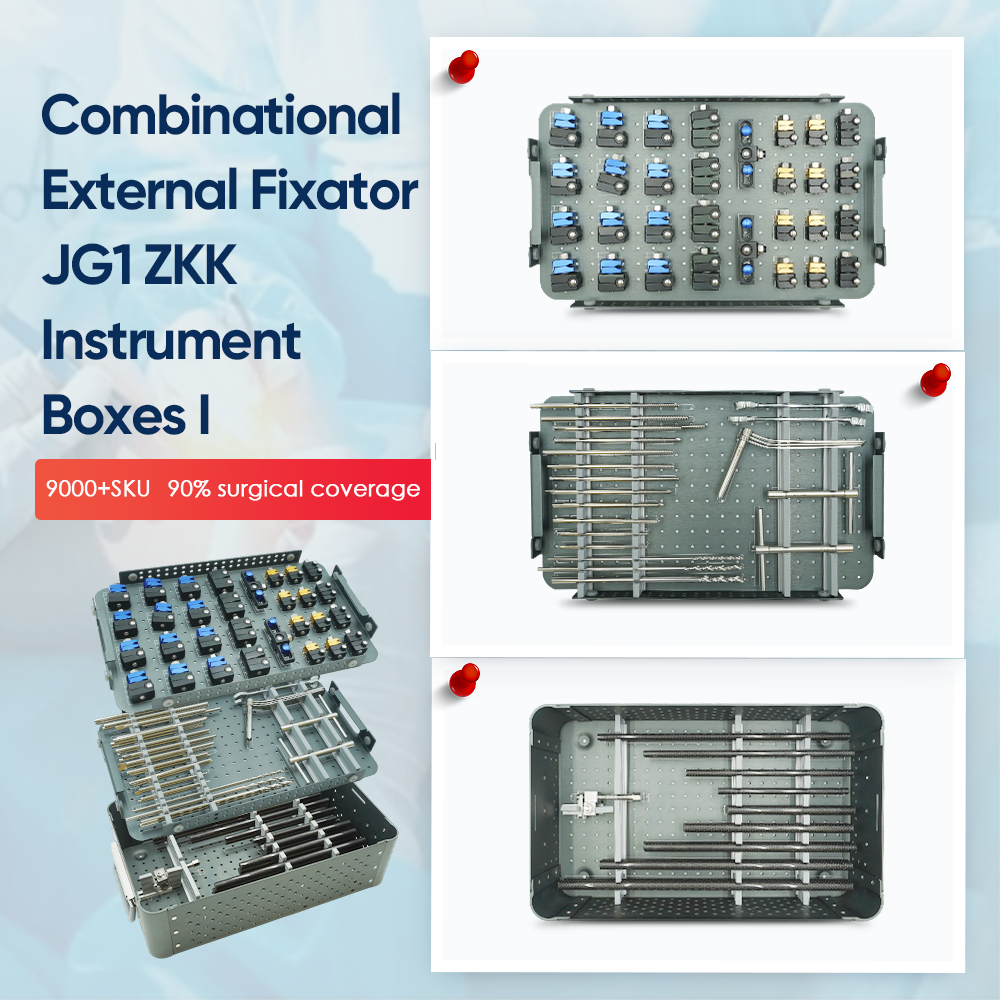 Fijador externo combinado JG1 ZKK Cajas de instrumentos I 