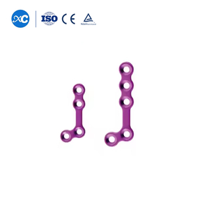 1.5 Microbloqueo maxilofacial Placa L de 110°