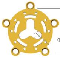 Placa de enlace craneal de drenaje-3