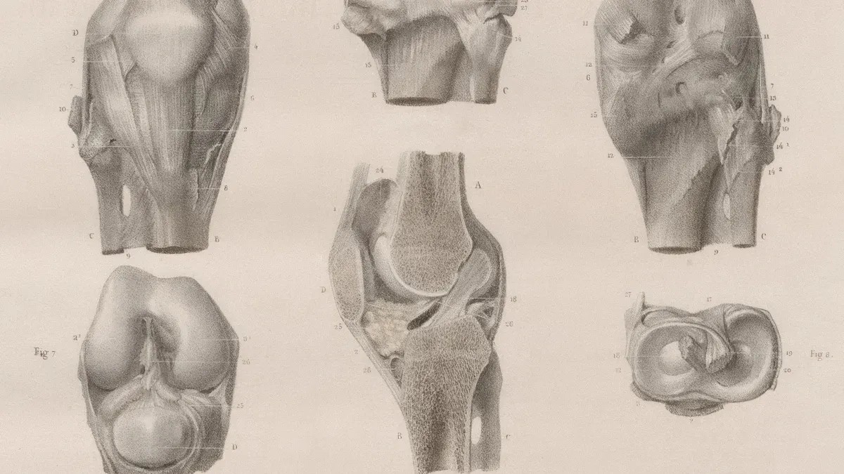 Anatom&iacute;a del menisco medial y lateral y zonas vasculares 