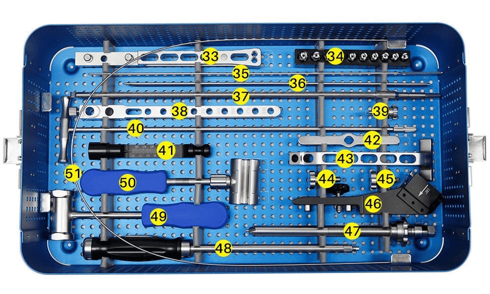 Juego de instrumentos para u&ntilde;as PFNA-3