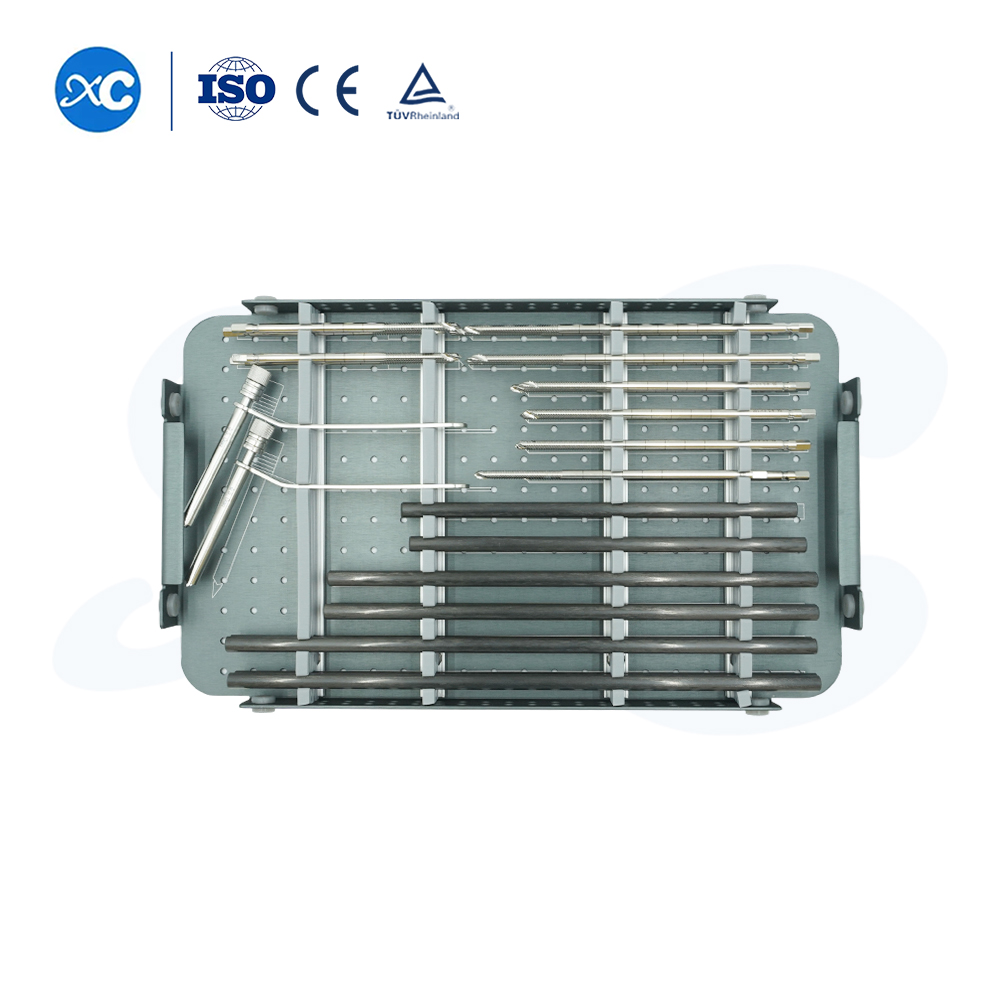 Cajas de instrumentos para fijadores externos de miembros inferiores