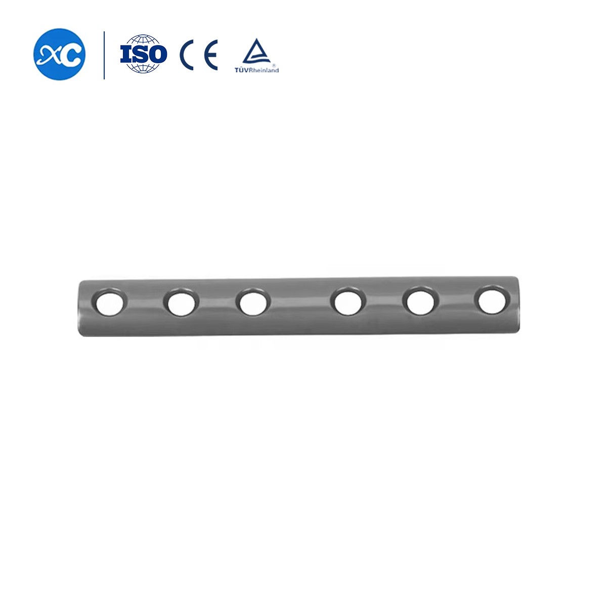 Placa tubular de un tercio