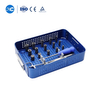 Conjunto de instrumentos con jaula de titanio expandible