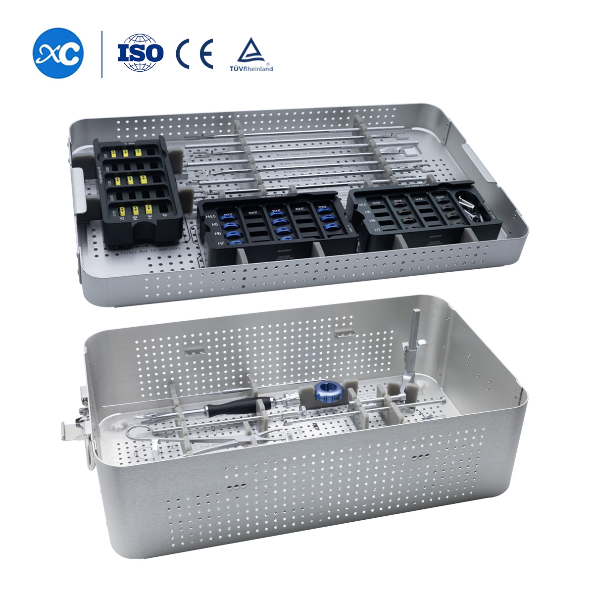 Conjunto de instrumentos de disco cervical artificial