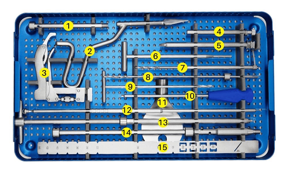 Juego de instrumentos para u&ntilde;as PFNA-1 