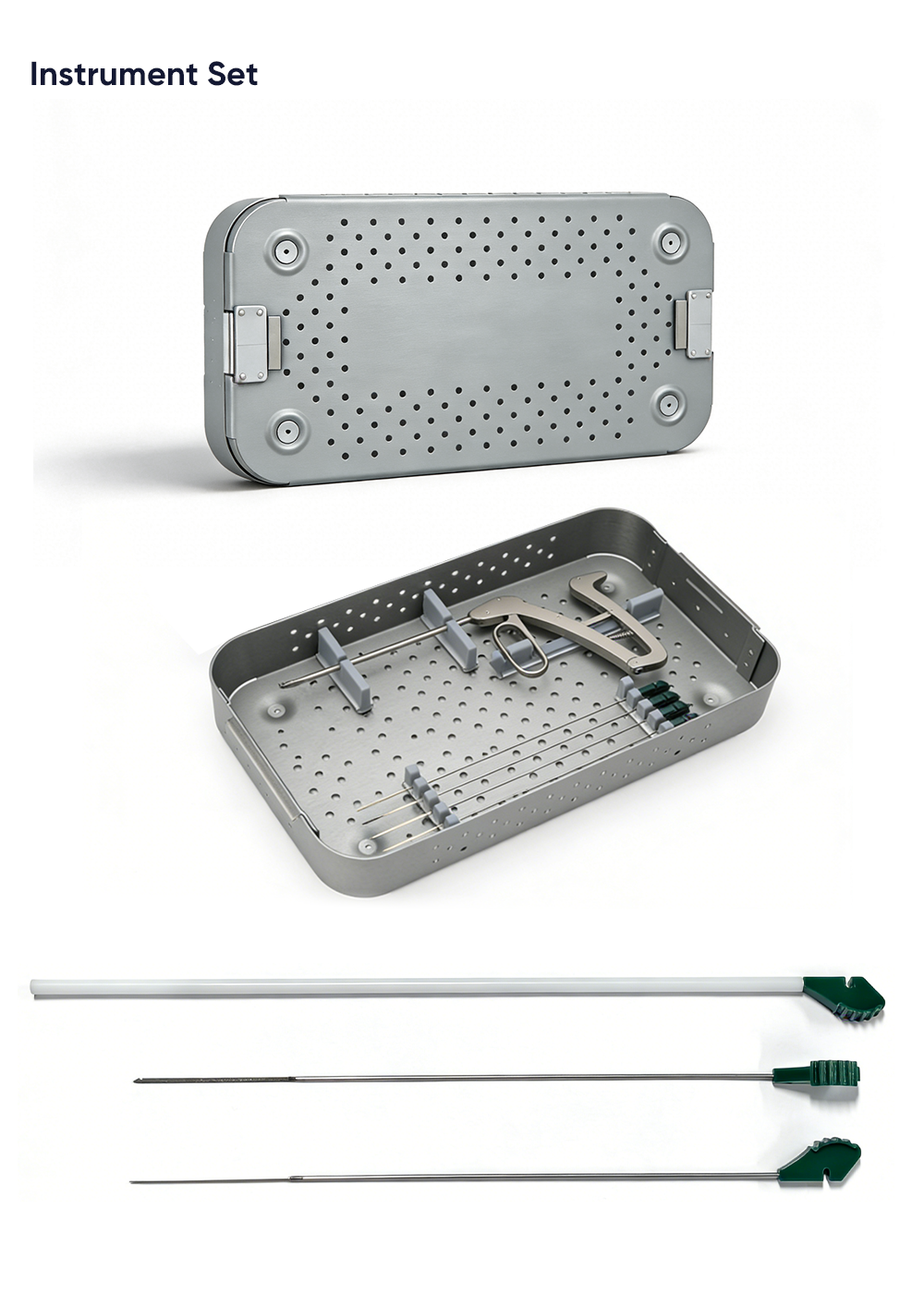 Juego de instrumentos para pasador de sutura de rodilla Herramienta de reparaci&oacute;n de menisco artrosc&oacute;pico | M&eacute;dico XC