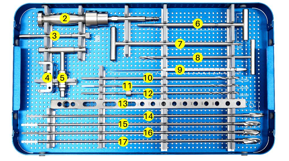 Juego de instrumentos para clavo intramedular tibial-1 