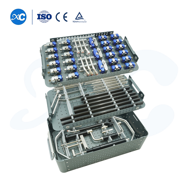 Cajas de instrumentos para fijadores externos de miembros inferiores