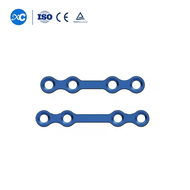Mini placa de puente recto con bloqueo maxilofacial 2.0