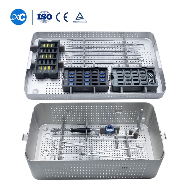 Conjunto de instrumentos de disco cervical artificial