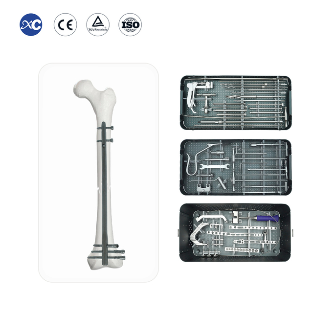 Juego de instrumentos para clavo intramedular femoral inverso
