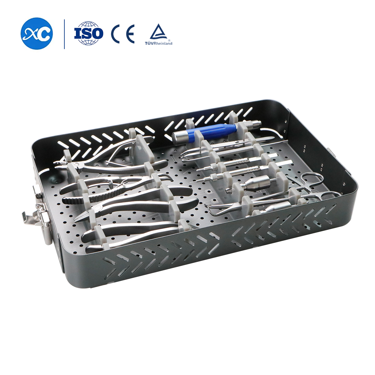 Juego de instrumentos de bloqueo de microfragmentos de 1,5/2,0/2,4 mm (sin implantes)