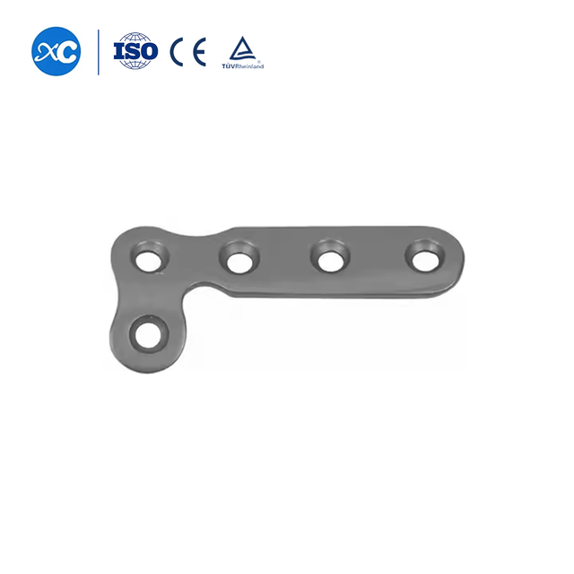 Placa en forma de L para dedo
