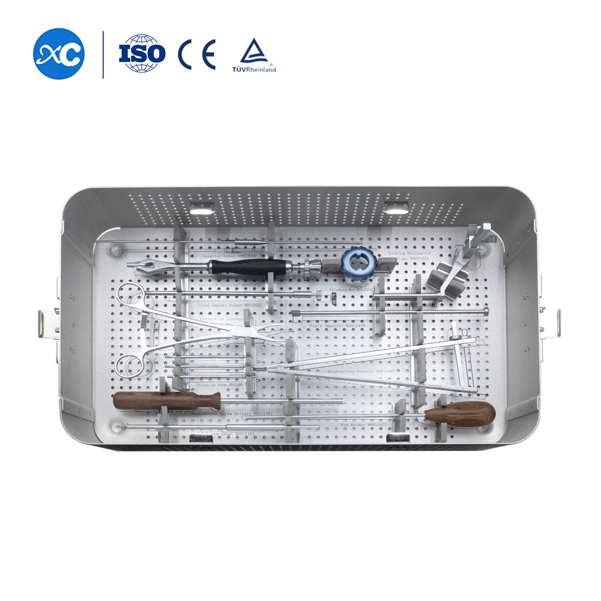 Conjunto de instrumentos de disco cervical artificial