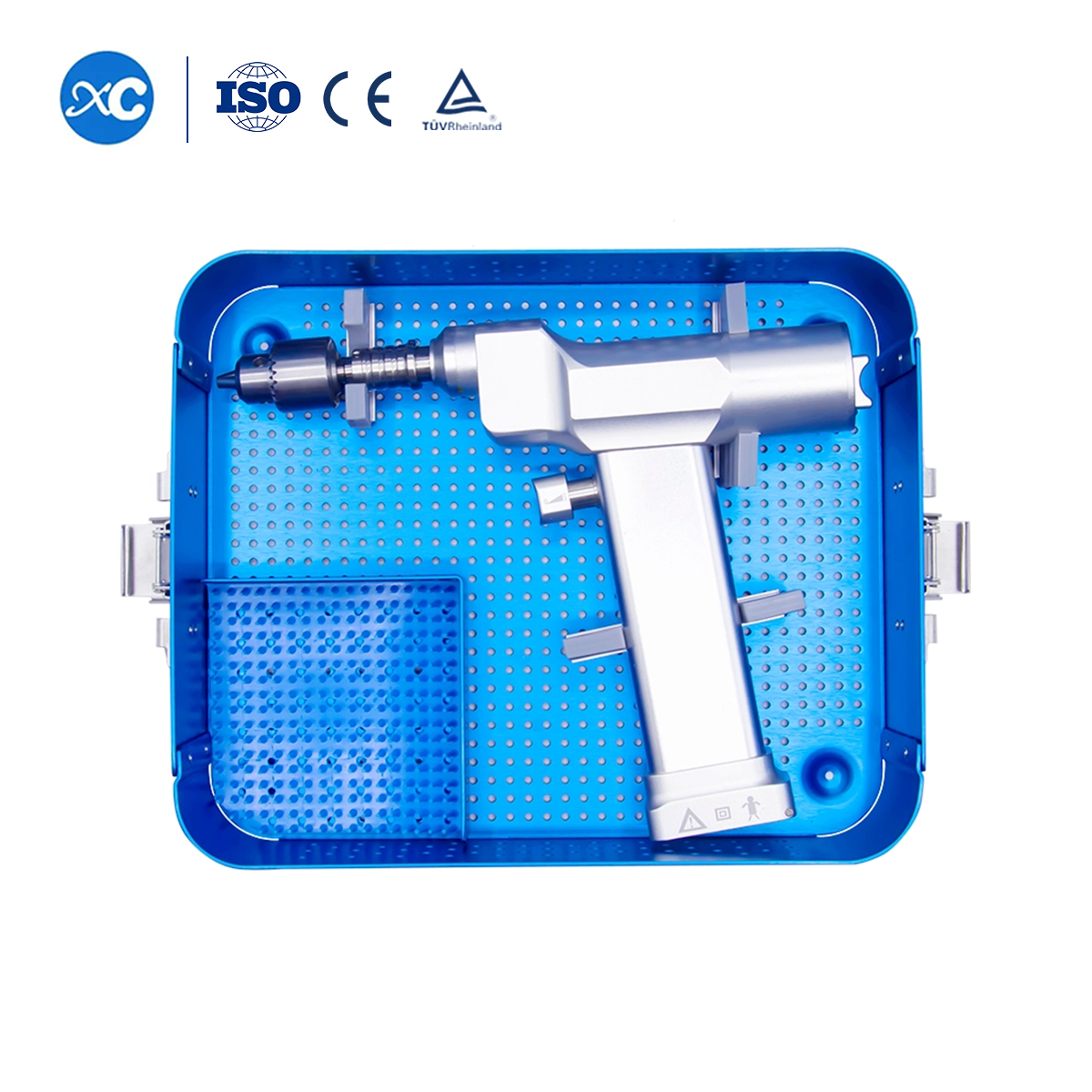 Caja de esterilización de taladros