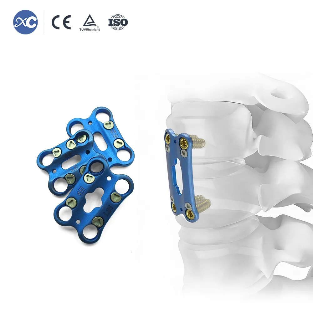 Sistema de placa cervical anterior ultrafina de 0,8 mm