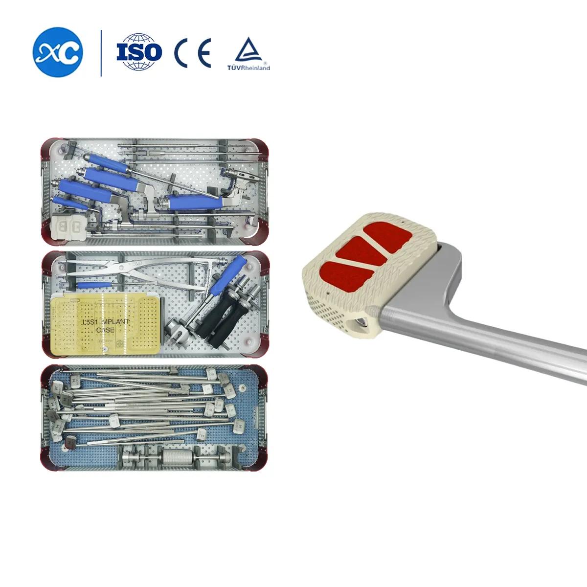 Conjunto de instrumentos del sistema de fijación de fusión anterior