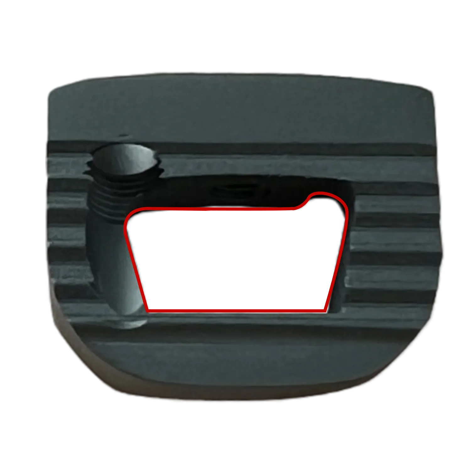 Detalle del marcador y m&oacute;dulo Cervical Titanium Cage-IV