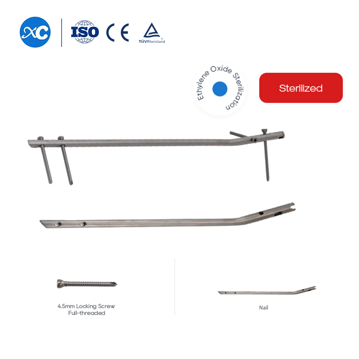 Clavo intramedular de tibia
