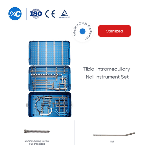 Juego de instrumentos para clavo intramedular tibial