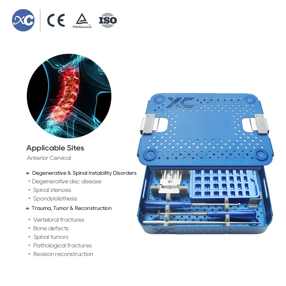 Juego de instrumentos para jaula cervical Peek