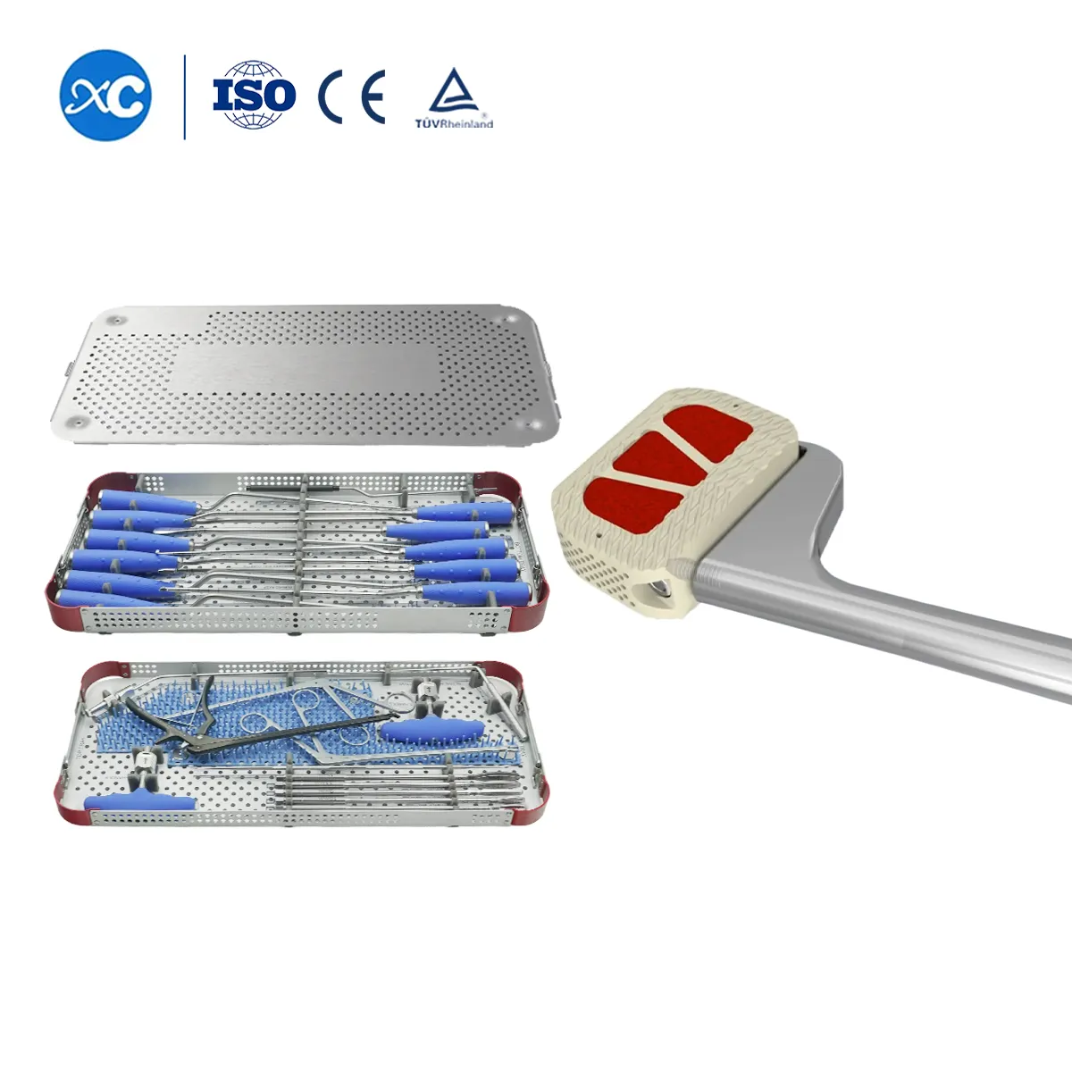 Conjunto de instrumentos de jaula intersomática anterior