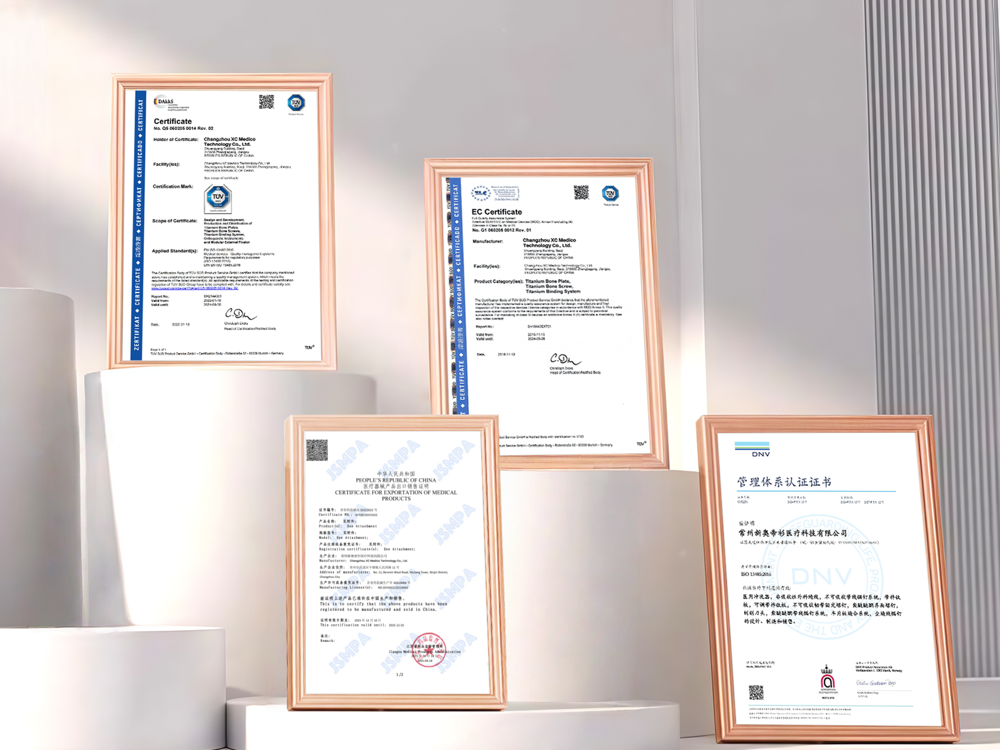CE/ISO Certificates