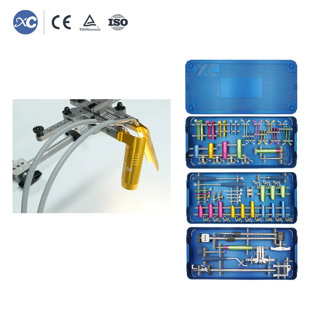 Conjunto de instrumentos de portal espinal MIS para cirugía de columna mínimamente invasiva