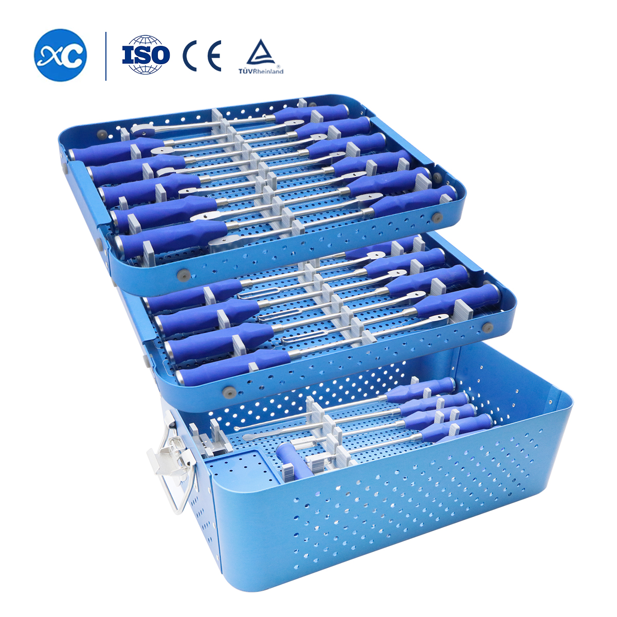 Conjunto de instrumentos de jaula lumbar PLIF PEEK y jaula de fusión intersomática lumbar posterior