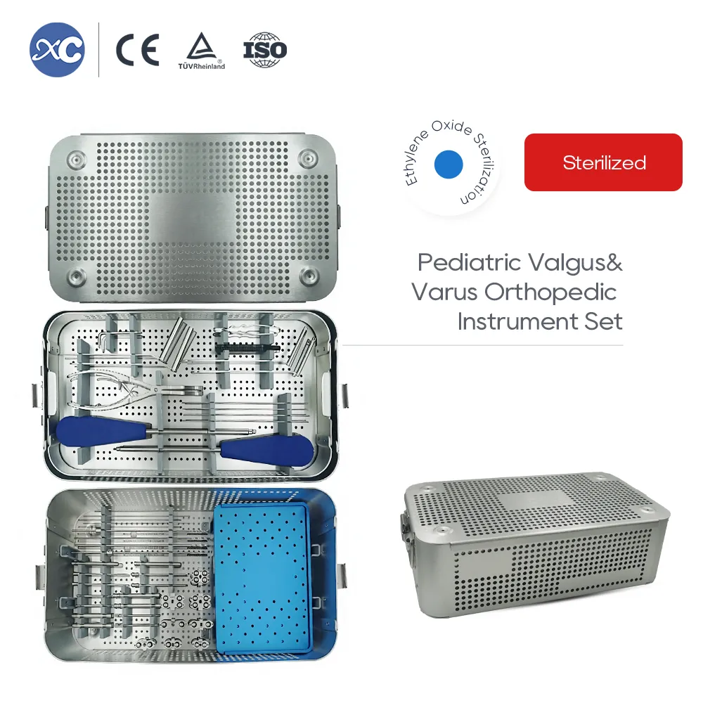 Conjunto de instrumentos ortopédicos pediátricos Valgus Varus