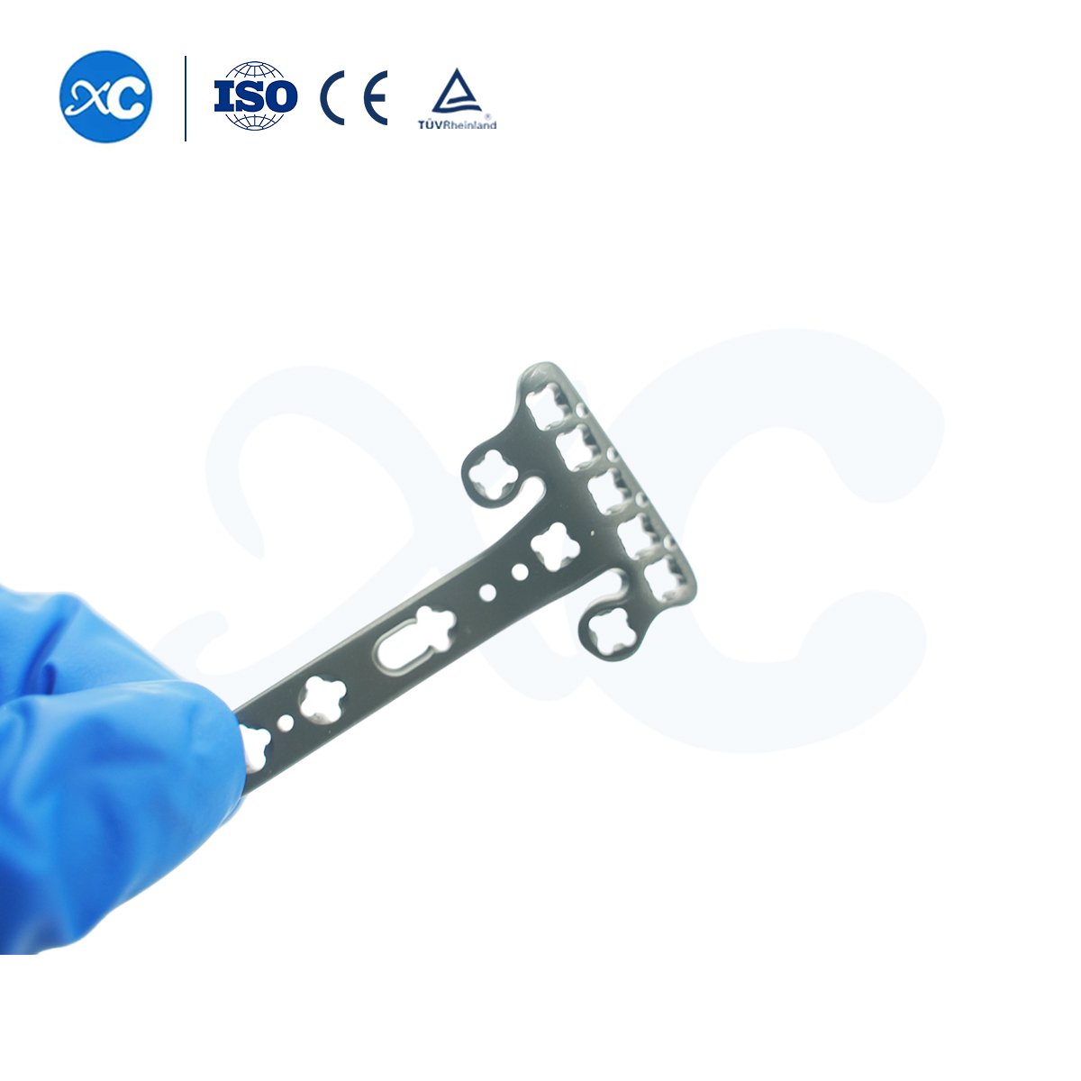 Placa de bloqueo multiaxial volar para radio distal (con terraja radial)
