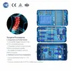Caja cervical de PEEK de perfil cero con juego de instrumentos exclusivo con 4 tornillos de bloqueo
