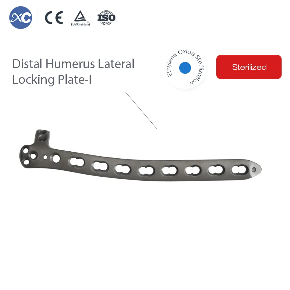 Placa de bloqueo lateral para húmero distal-I