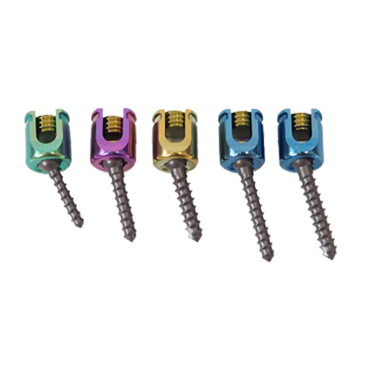 Polyaxial pedicle screws for posterior cervical fixation