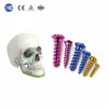 Sistema de tornillos maxilofaciales tornillos de fijación de titanio de 1,5 mm, 2,0 mm y 2,4 mm