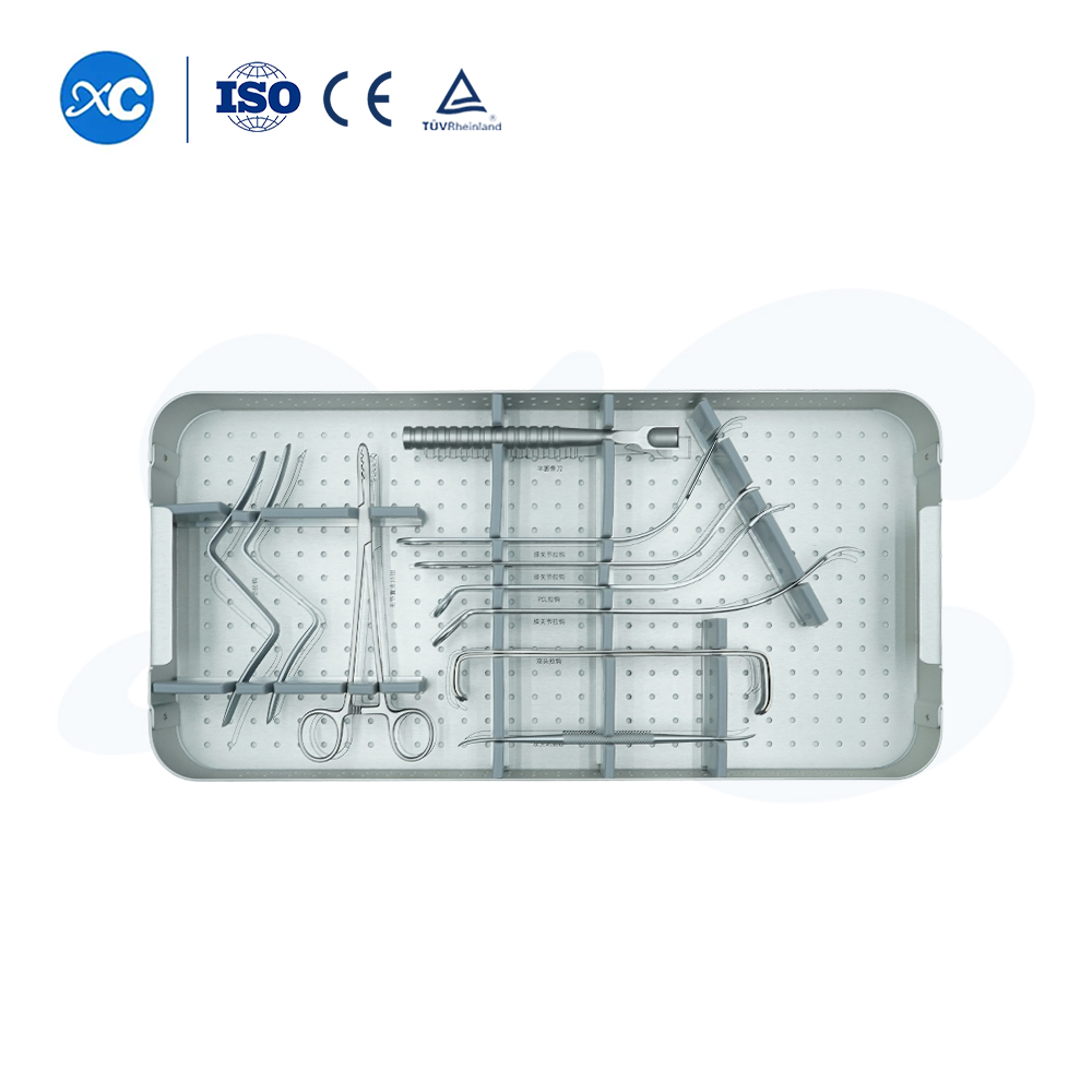 Conjunto de instrumentos para cirugía de rodilla