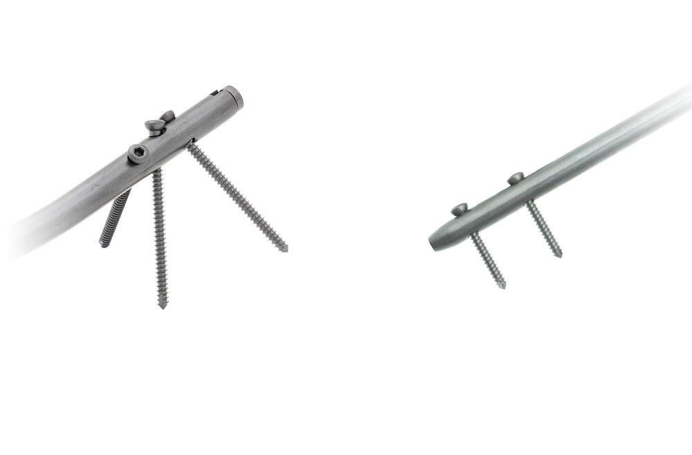Clavos ortop&eacute;dicos de titanio TC4 mecanizados CNC de alta precisi&oacute;n