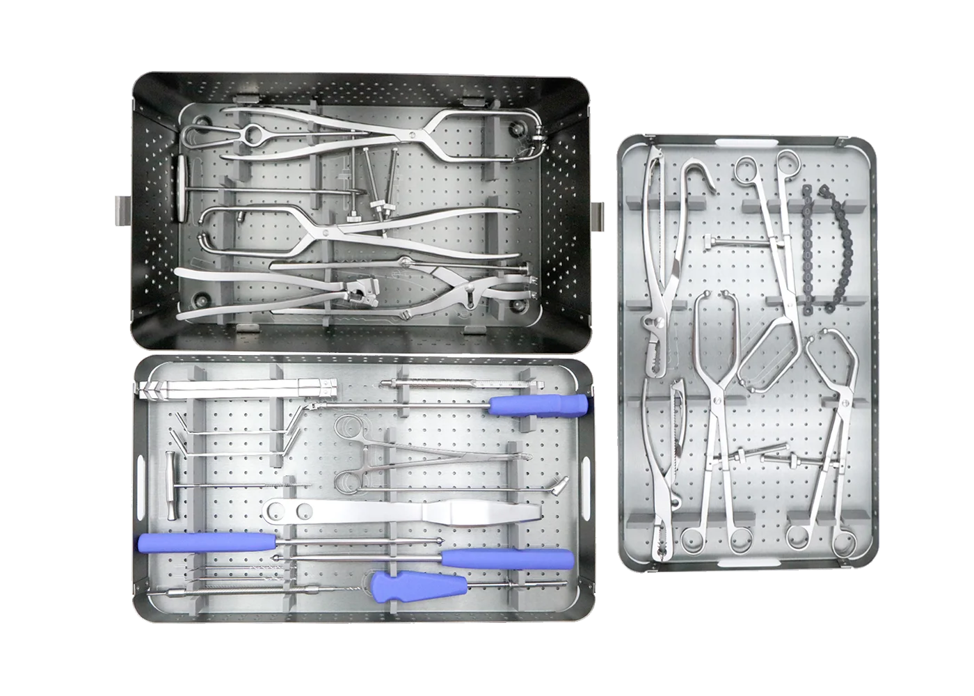 Pelvic Reconstruction Plate Instrument Set with reduction and plate-contouring tools